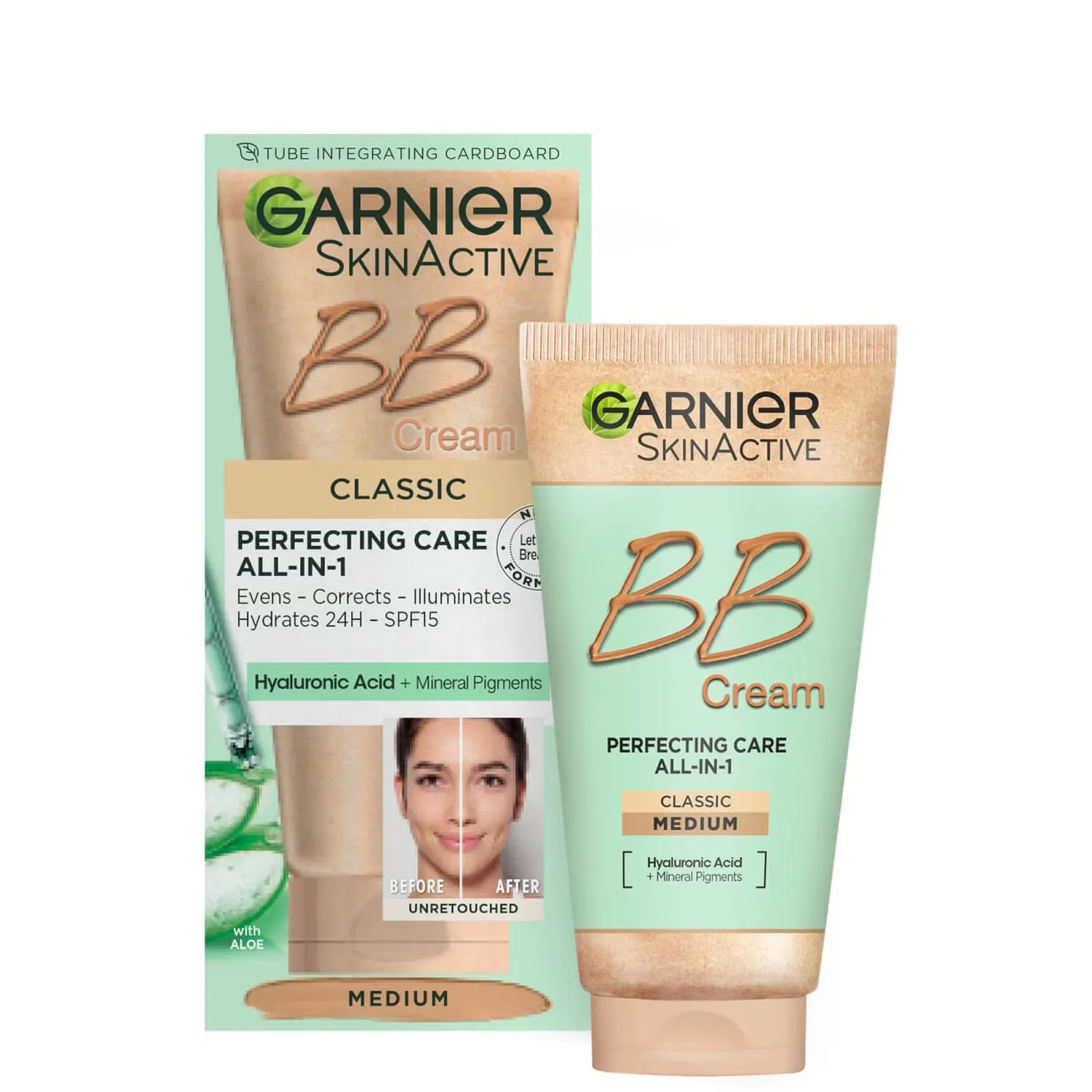

Увлажняющий BB-крем с тональным эффектом SPF15 - Classic Medium SkinActive Garnier