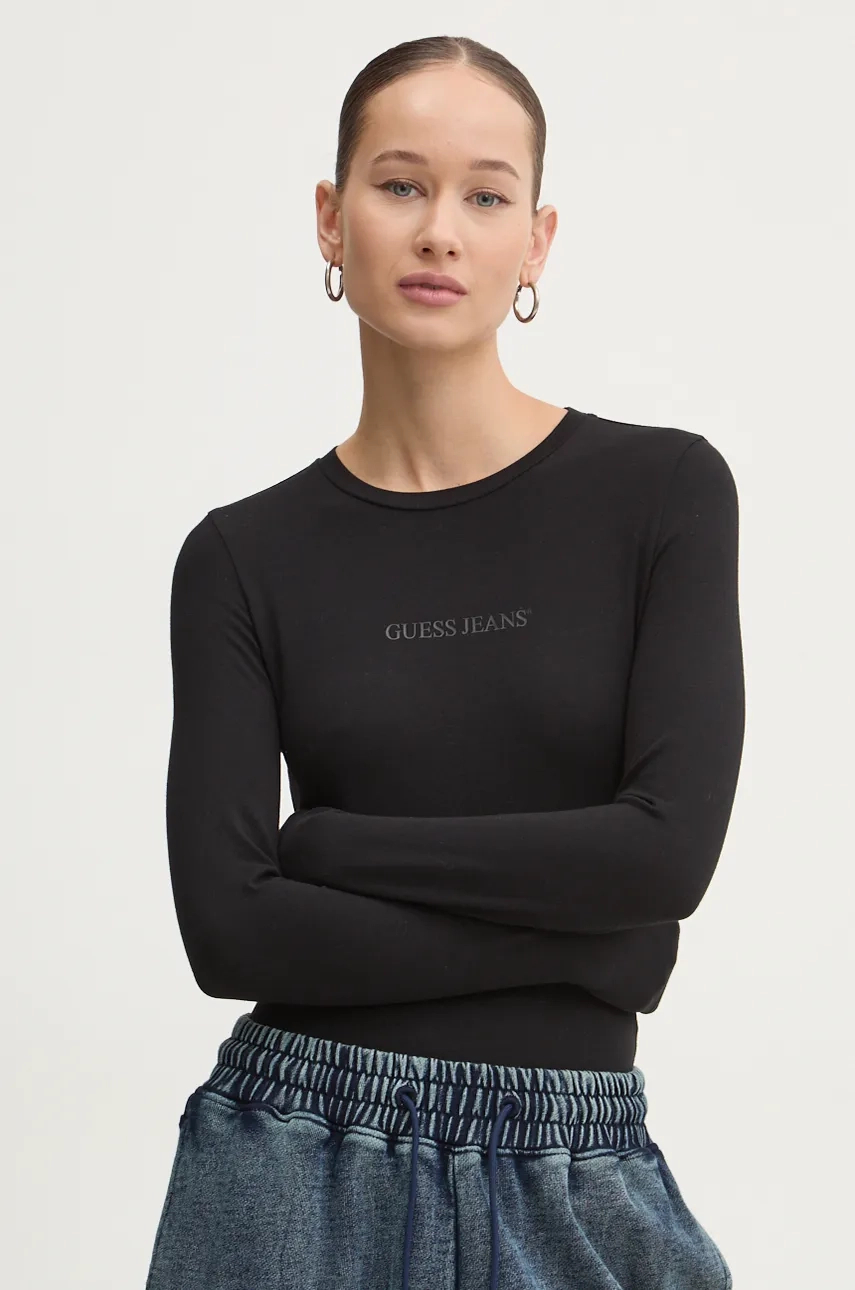 

Рубашка с длинным рукавом Guess Jeans, черный