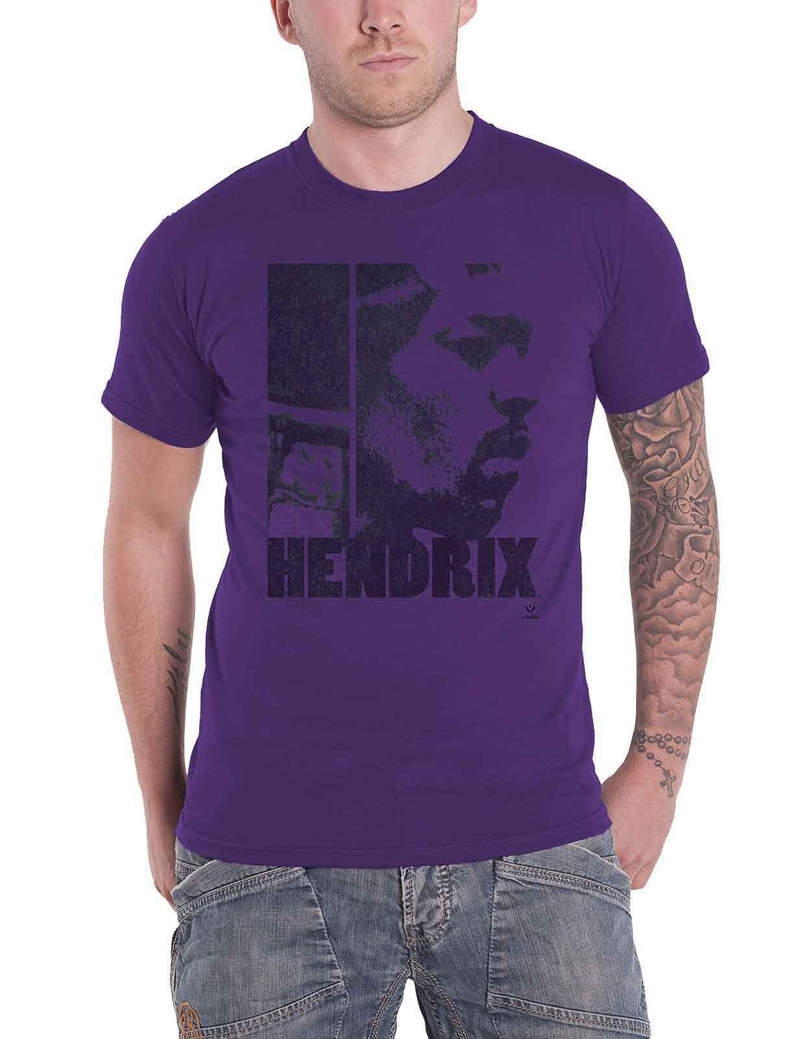 

Футболка «Позволь мне умереть» Jimi Hendrix, фиолетовый