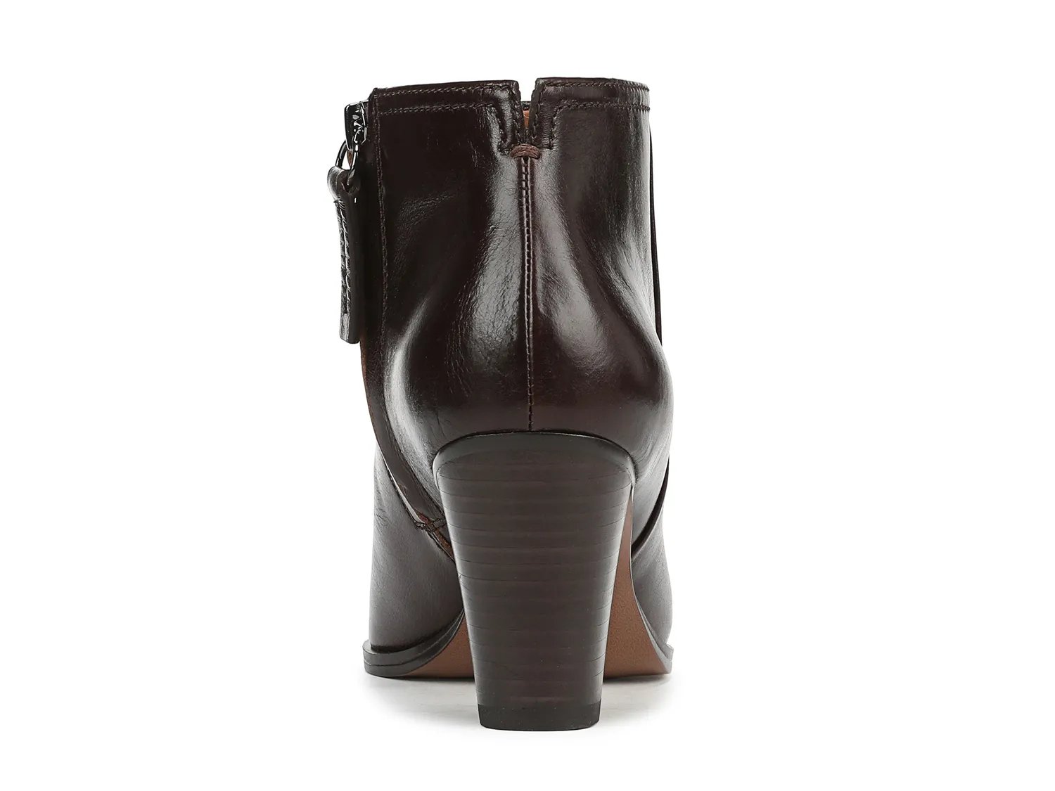Ботинки Franco Sarto Josiah Bootie, Dark Brown Leather — фото 4