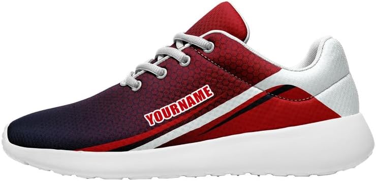 

Кроссовки с индивидуальным названием, широкий размер, для бега, для мужчин и женщин, удобные, легкие, унисекс, для тенниса и спортзала Awsole, белый/красный/темно-красный