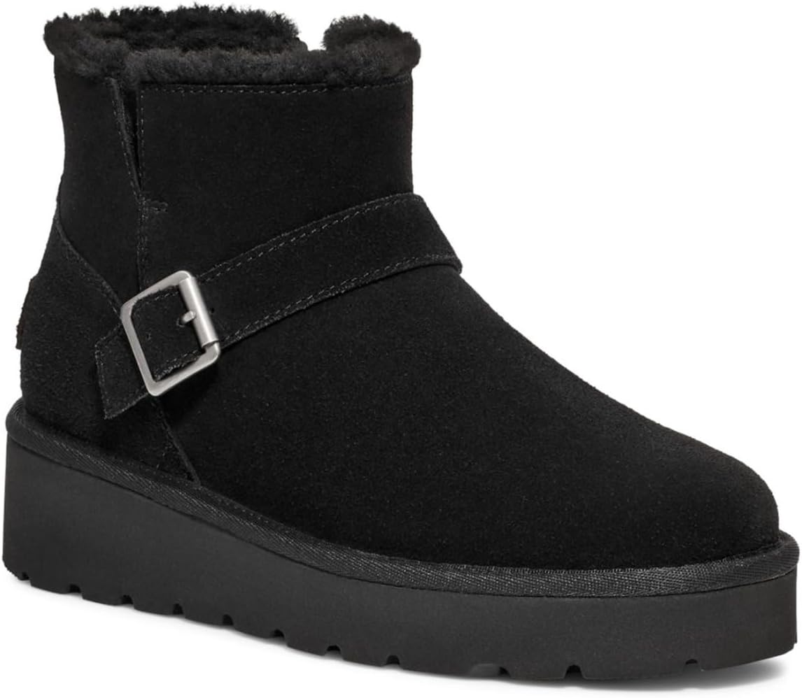 Женские ботинки Koolaburra by UGG Kelissa Mini замшевые с ремешком, черный