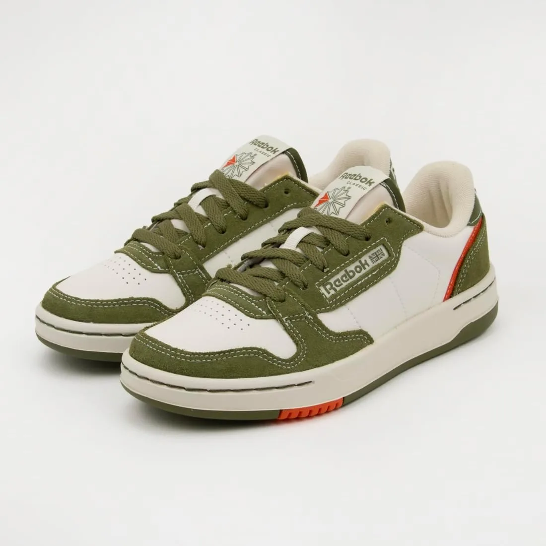 Кроссовки Reebok Unisex Phase Court Trainers, оранжевый/оливковый — фото 3