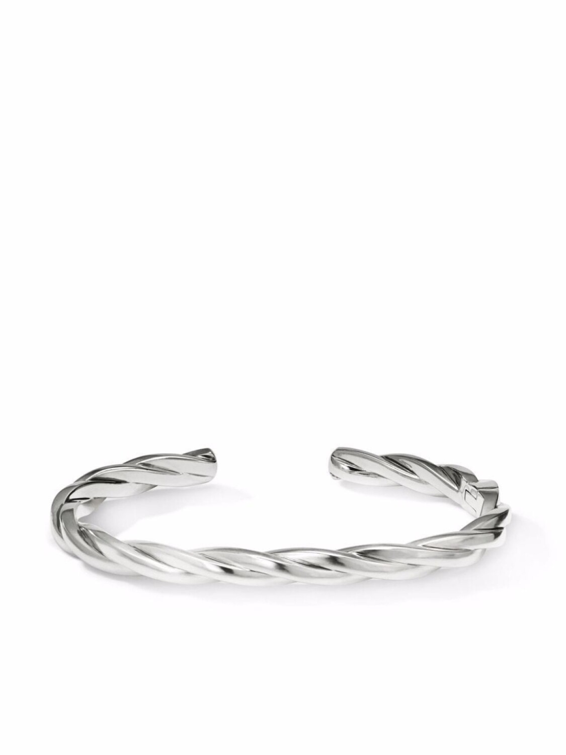 

Витой браслет-кафф David Yurman, серебряный