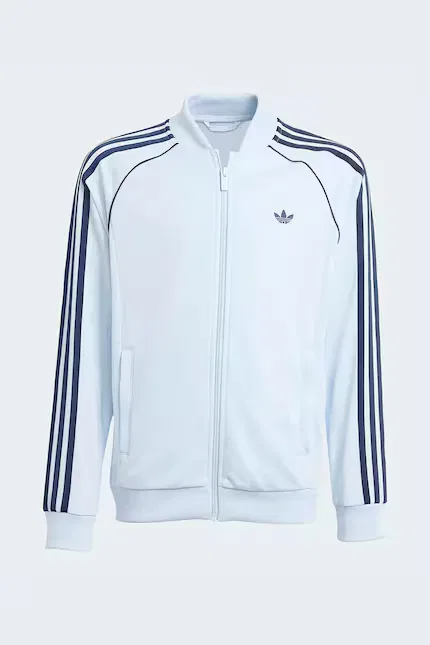Детская толстовка на молнии Adidas Originals, синий — фото 2