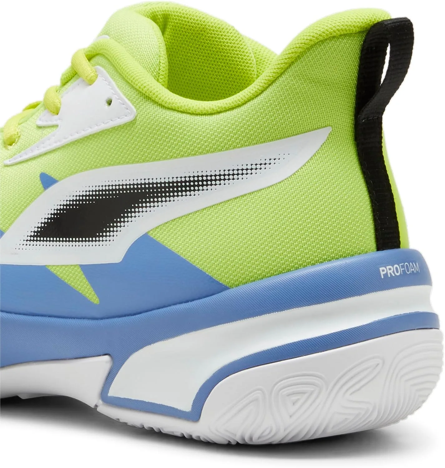 Баскетбольные кроссовки PUMA Genetics унисекс, ярко-салатовый — фото 3