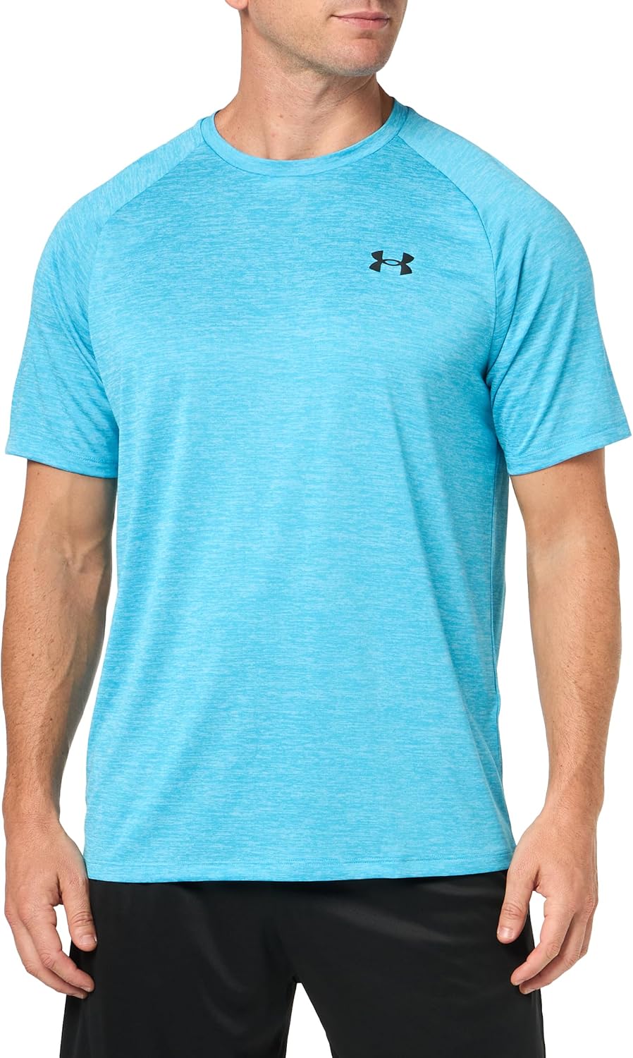 

Футболка с коротким рукавом Under Armour Mens Tech 2.0, (423) Capri/Black