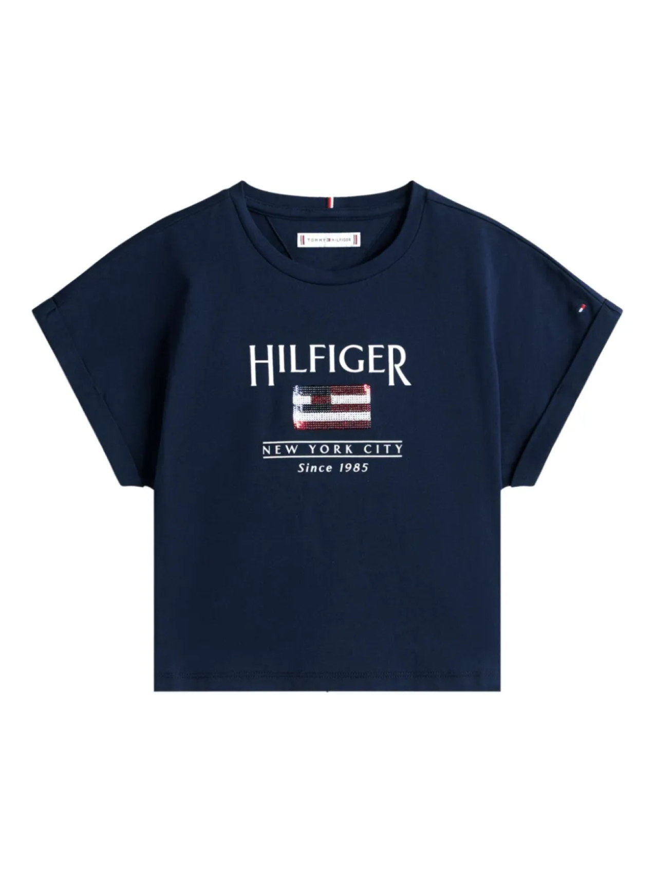 

Футболка с логотипом Tommy Hilfiger Junior, синий