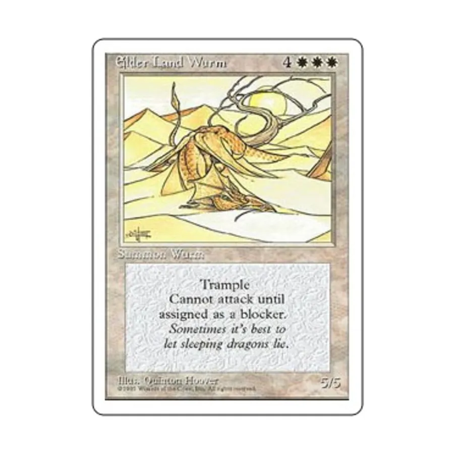 

CCG Старший земельный червь (клавиша R), MTG - 4th Edition