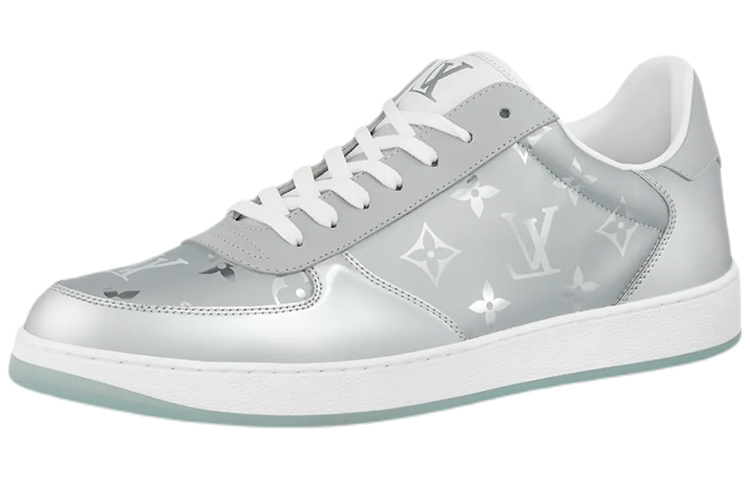 

Кроссовки LOUIS VUITTON Rivoli Skateboard Shoes Men Low-Top White, Серый, Кроссовки LOUIS VUITTON Rivoli Skateboard Shoes Men Low-Top White