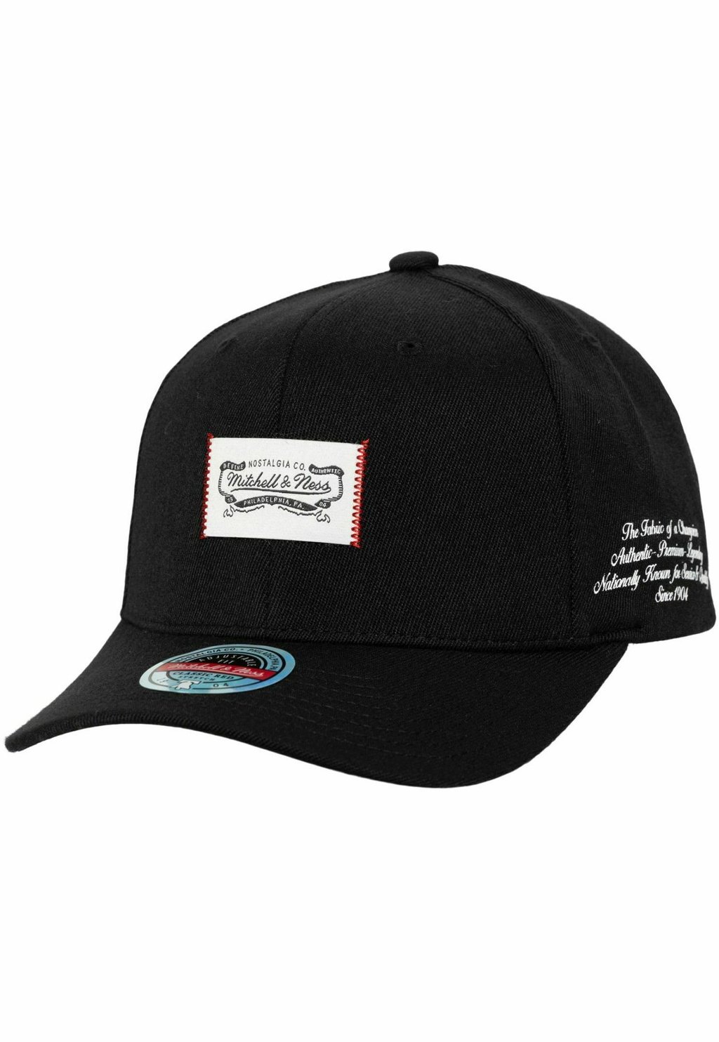 

Бейсболка STRETCH BRAND LOGO PATCH Mitchell & Ness, черный
