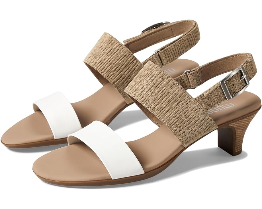Туфли Munro Livia, цвет Tan/White