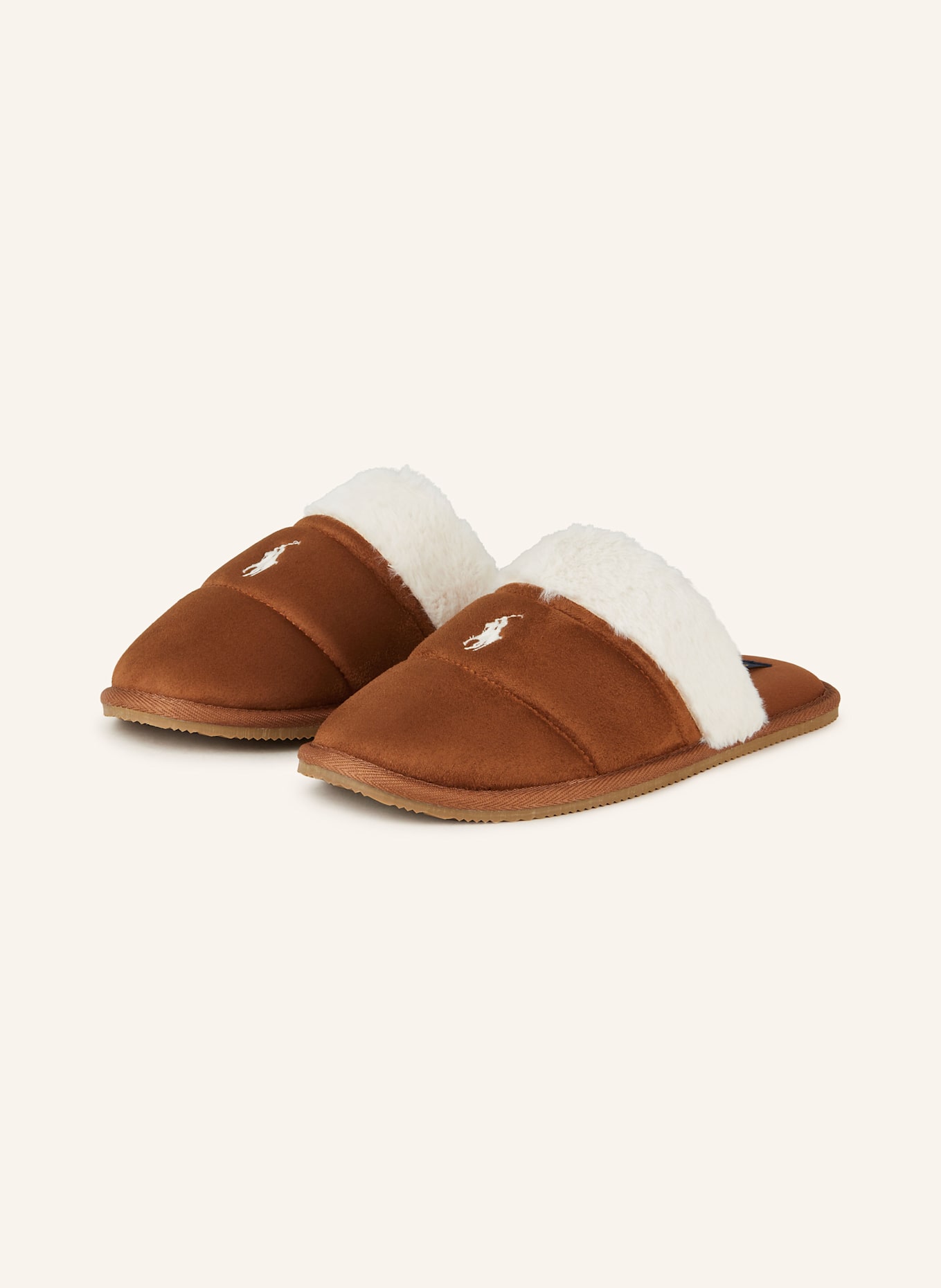 Тапочки Кельси Polo Ralph Lauren, коричневый