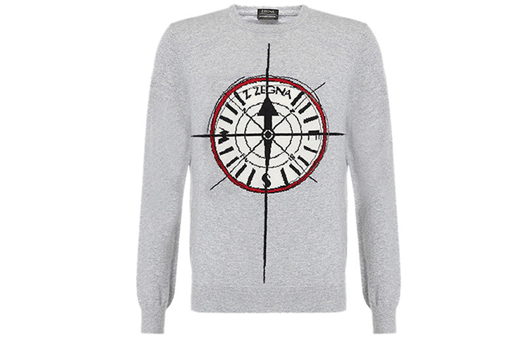 

Zegna Трикотаж Мужская Светло-серая Ermenegildo Zegna