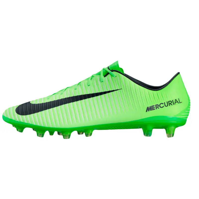 Nike Футбольные бутсы MERCURIAL VELOCE 3 с защитой от скольжения, износостойкие, унисекс, зеленые, черные