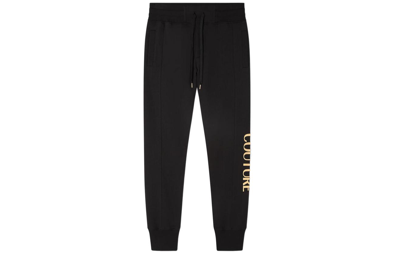 

VERSACE JEANS COUTURE Трикотажные спортивные штаны мужские черные