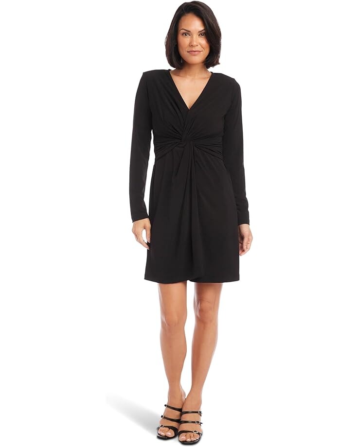

Платье Karen Kane Twist Front Dress, черный