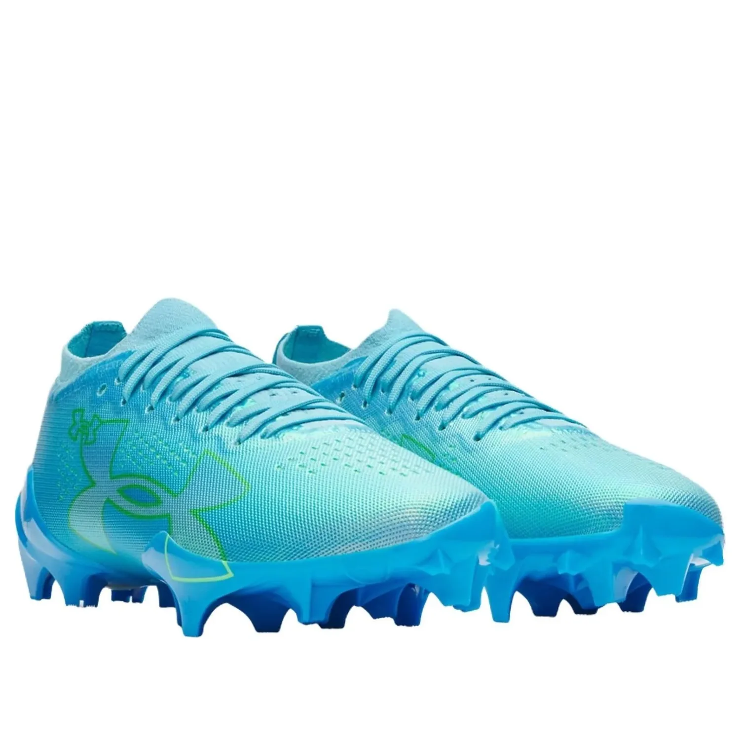 Кроссовки Under Armour Blur Pro 'Fresco Blue Capri Hyper Green' — фото 3
