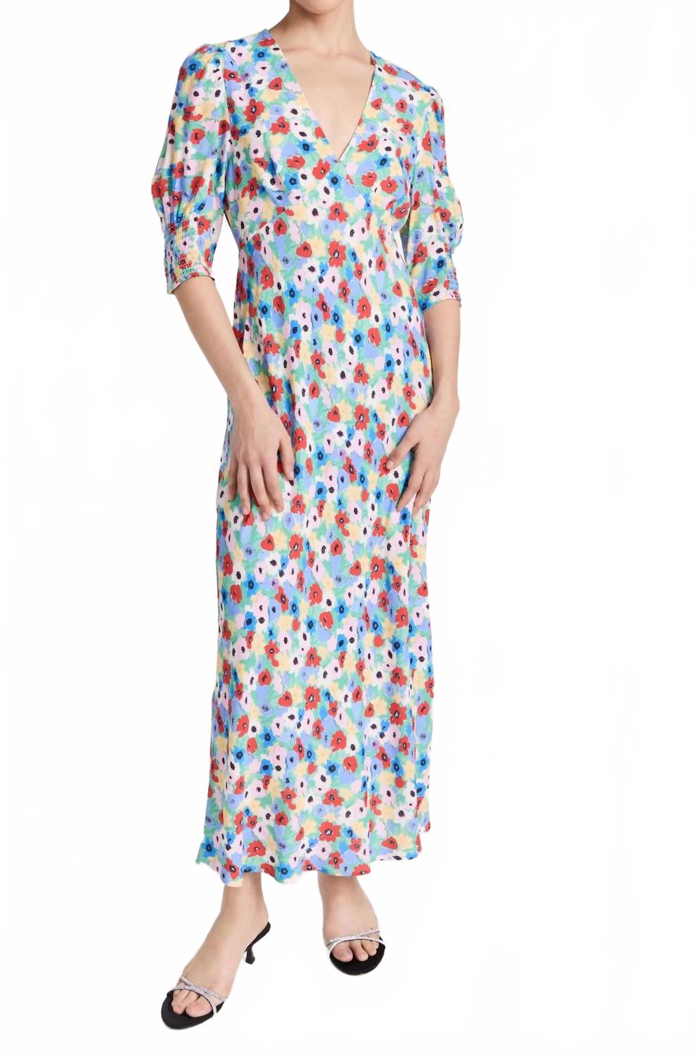 

Платье Zadie в весеннем инк Rixo, Spring Ink