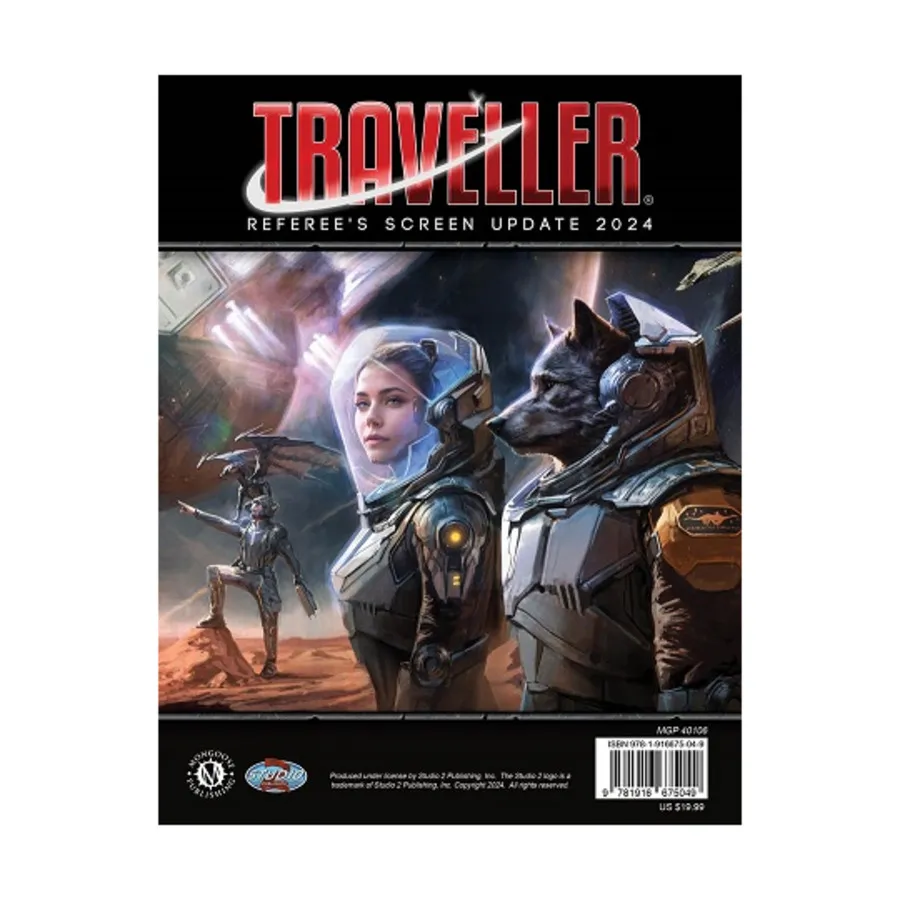 

Traveller Referee's Screen Update 2024, Traveller (Mongoose 2nd Edition) - Core & Assorted, твердый переплет