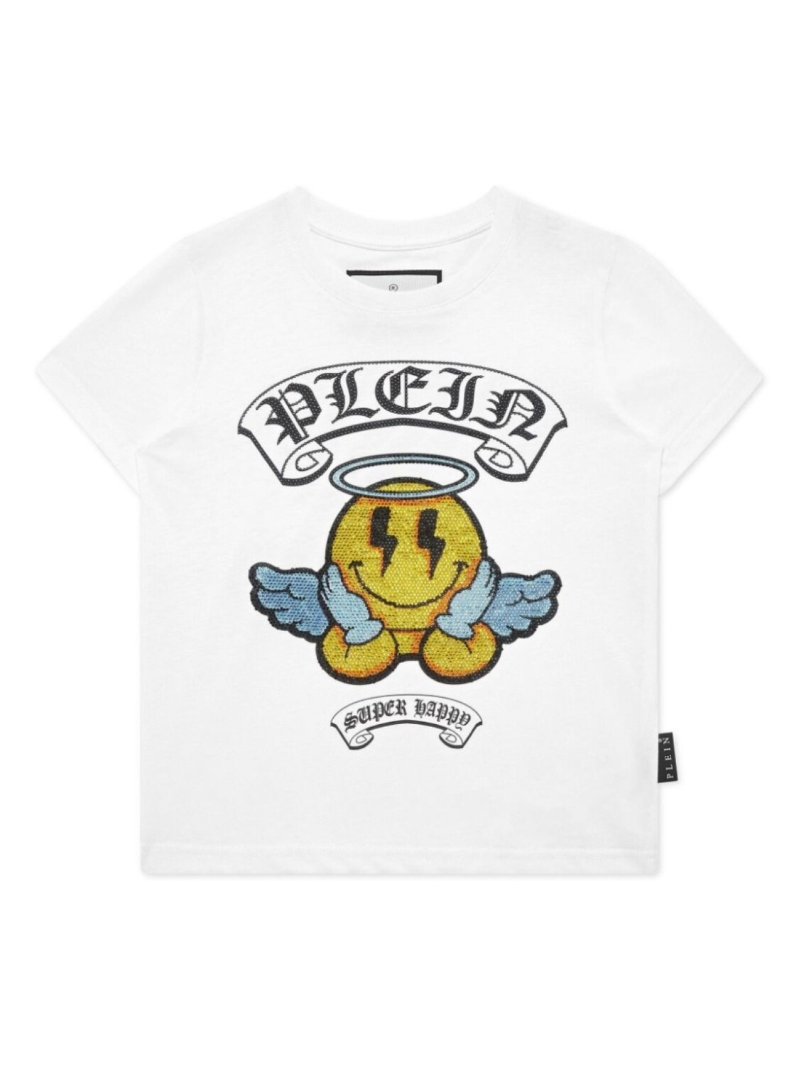 

Футболка с принтом «улыбка» Philipp Plein Junior, белый