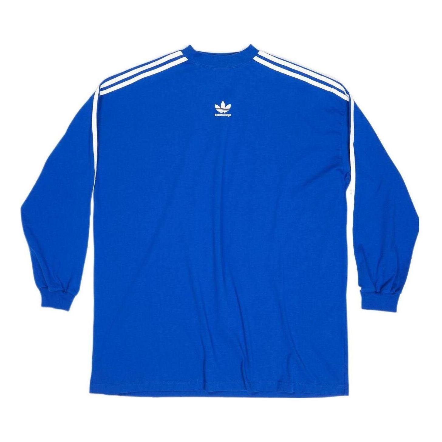 

Футболка Balenciaga x adidas Long Sleeve T-shirt Oversized 'Blue' 728789TNVA65531, синий