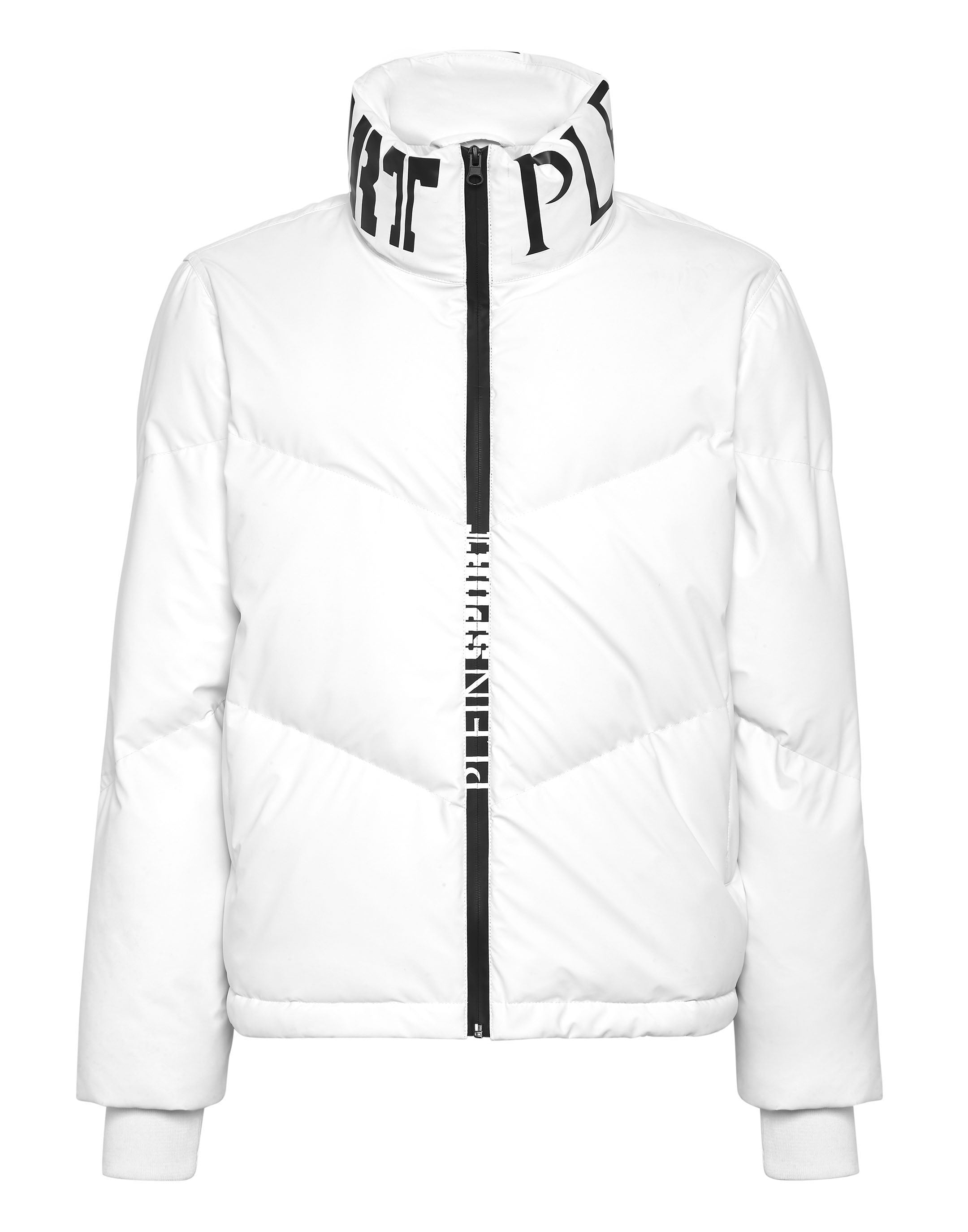 

Нейлоновый пуховик Tiger Plein Sport, белый