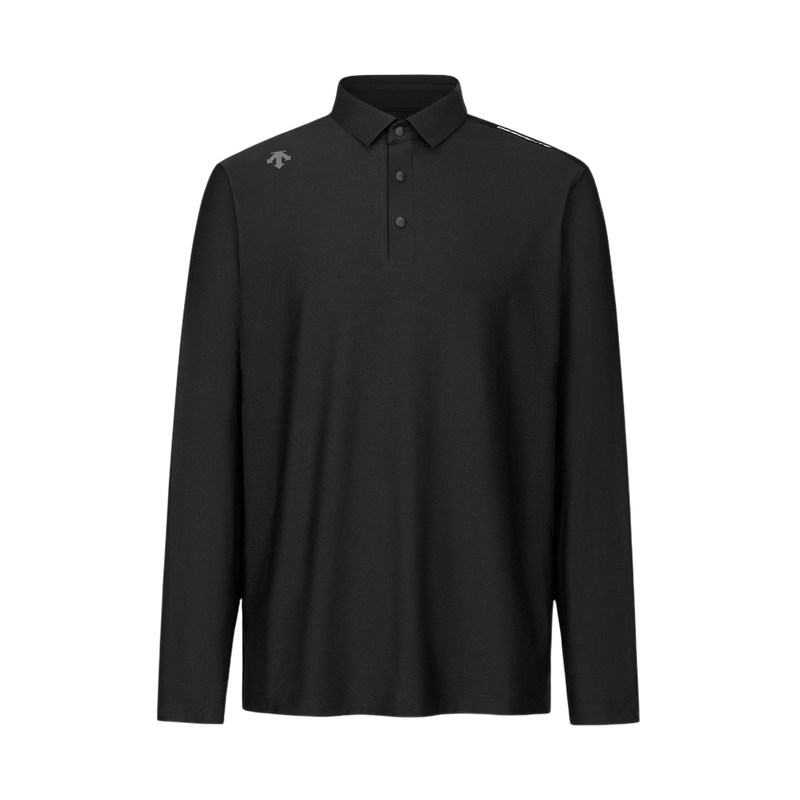 

Длинный рукав поло мужская DESCENTE, черный