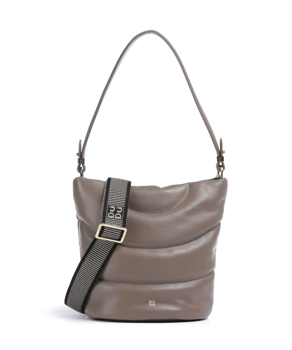 

Сумка-Ведро barbara m. из мелкозернистой кожи. Dudu Bags, коричневый
