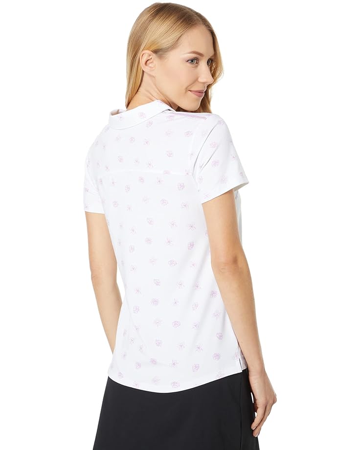 

Поло Puma Cloudspun Garden Polo, цвет Bright White/Mauve Pop