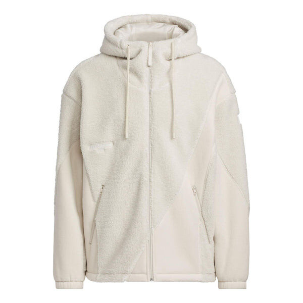 

Куртка жакеты из смеси трикотажа Adidas, белый
