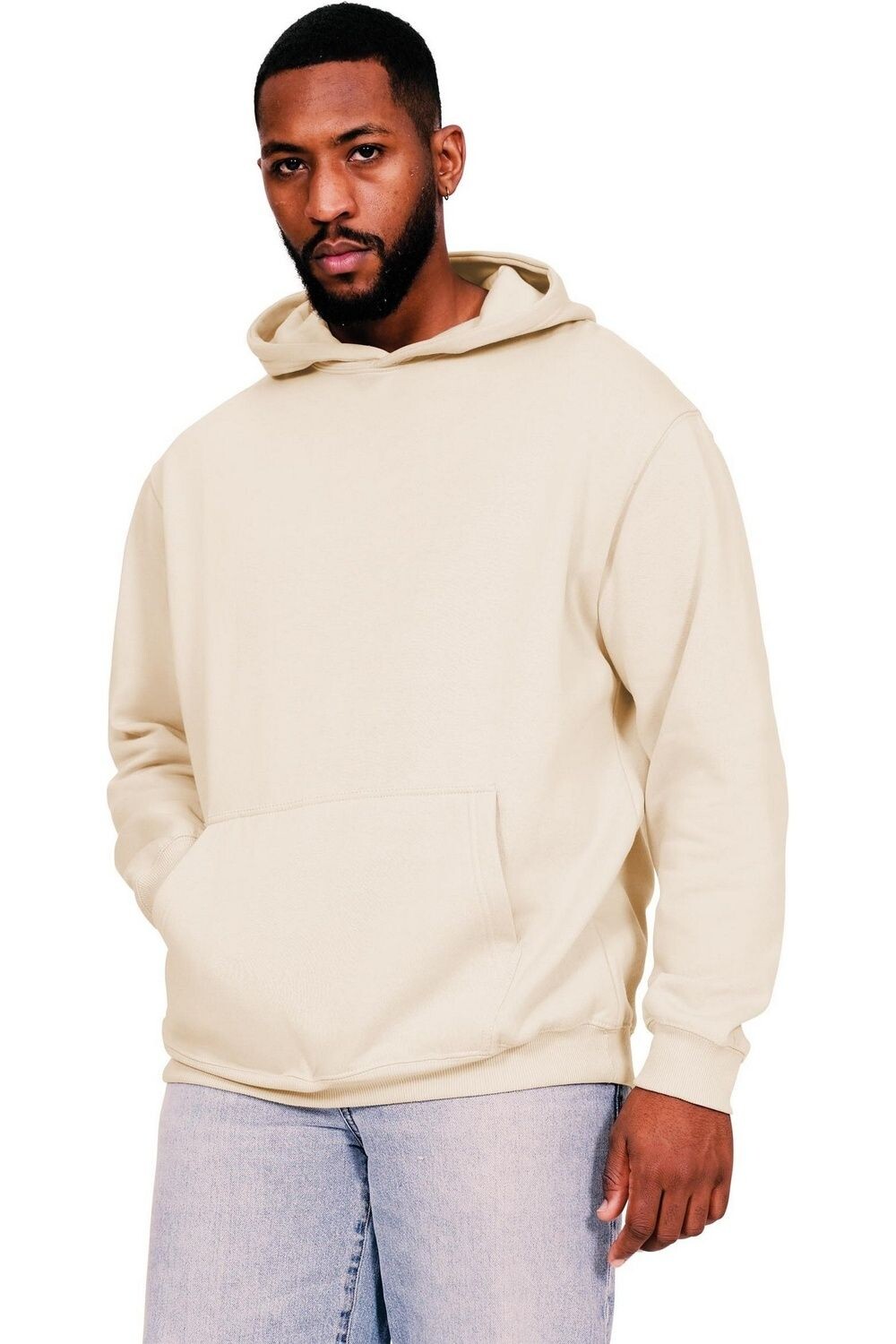 

Толстовка оверсайз Casual Classics Core Ringspun, экрю