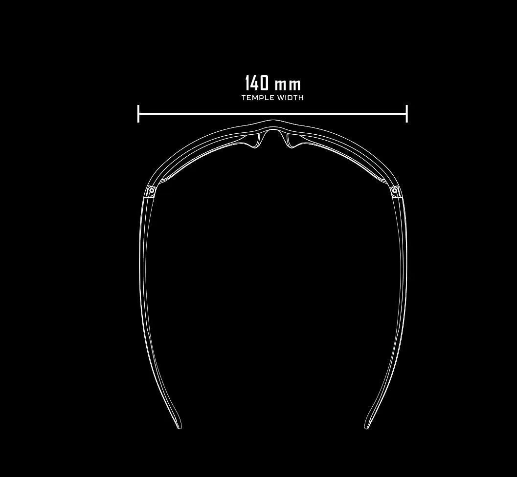

Спортивные солнцезащитные очки TOROE Eyewear FIELD с обтекаемой формой, поляризованными поликарбонатными линзами и легкой оправой TR90, Matte Black | White Emblem