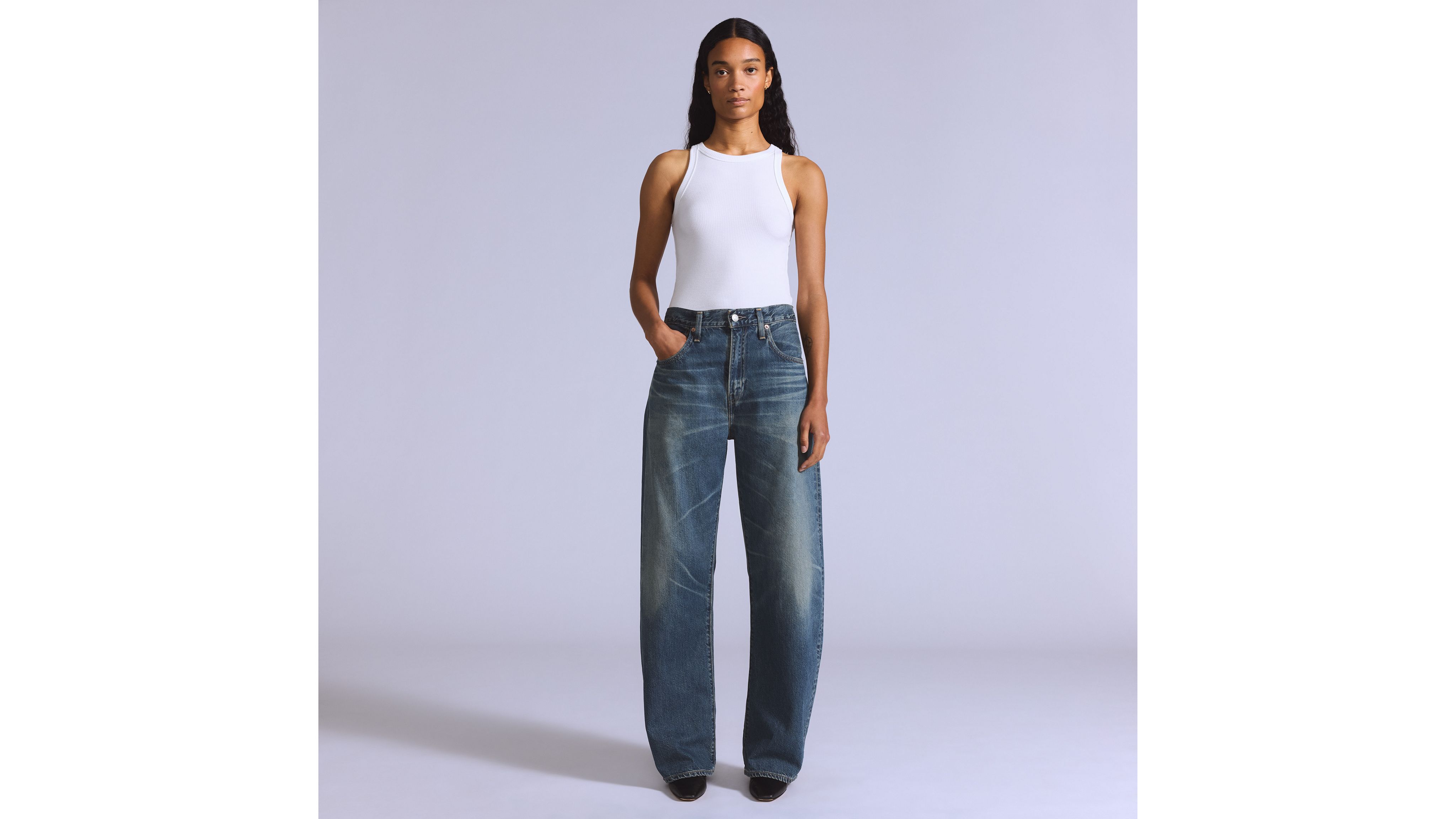 

Женские джинсы Drop Barrel Levi's, Galley - Medium Wash