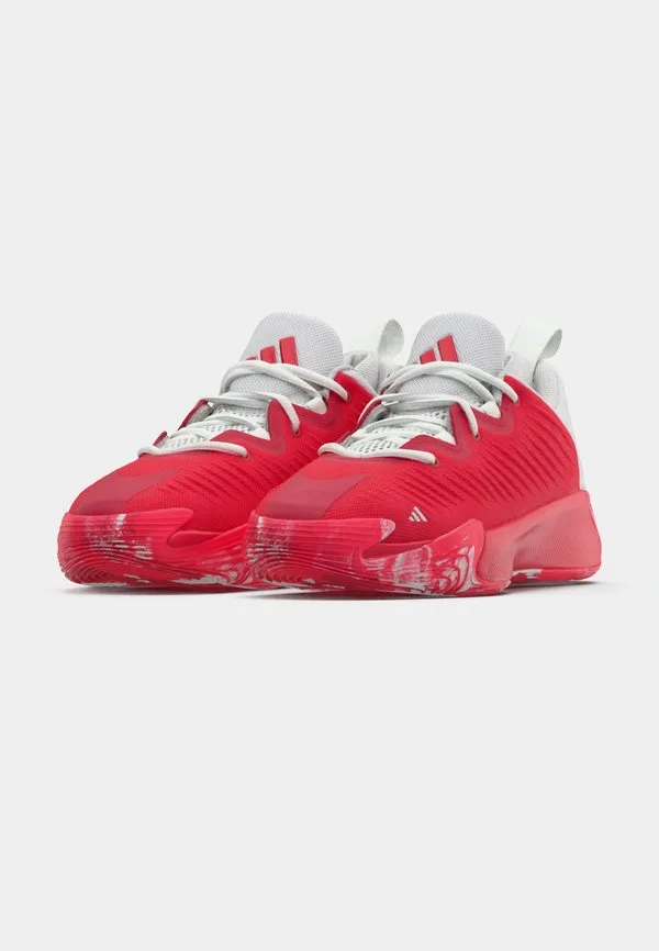 Баскетбольные кроссовки "инициация" Adidas Performance, Pure Ruby/Footwear White/Lucid Red — фото 3