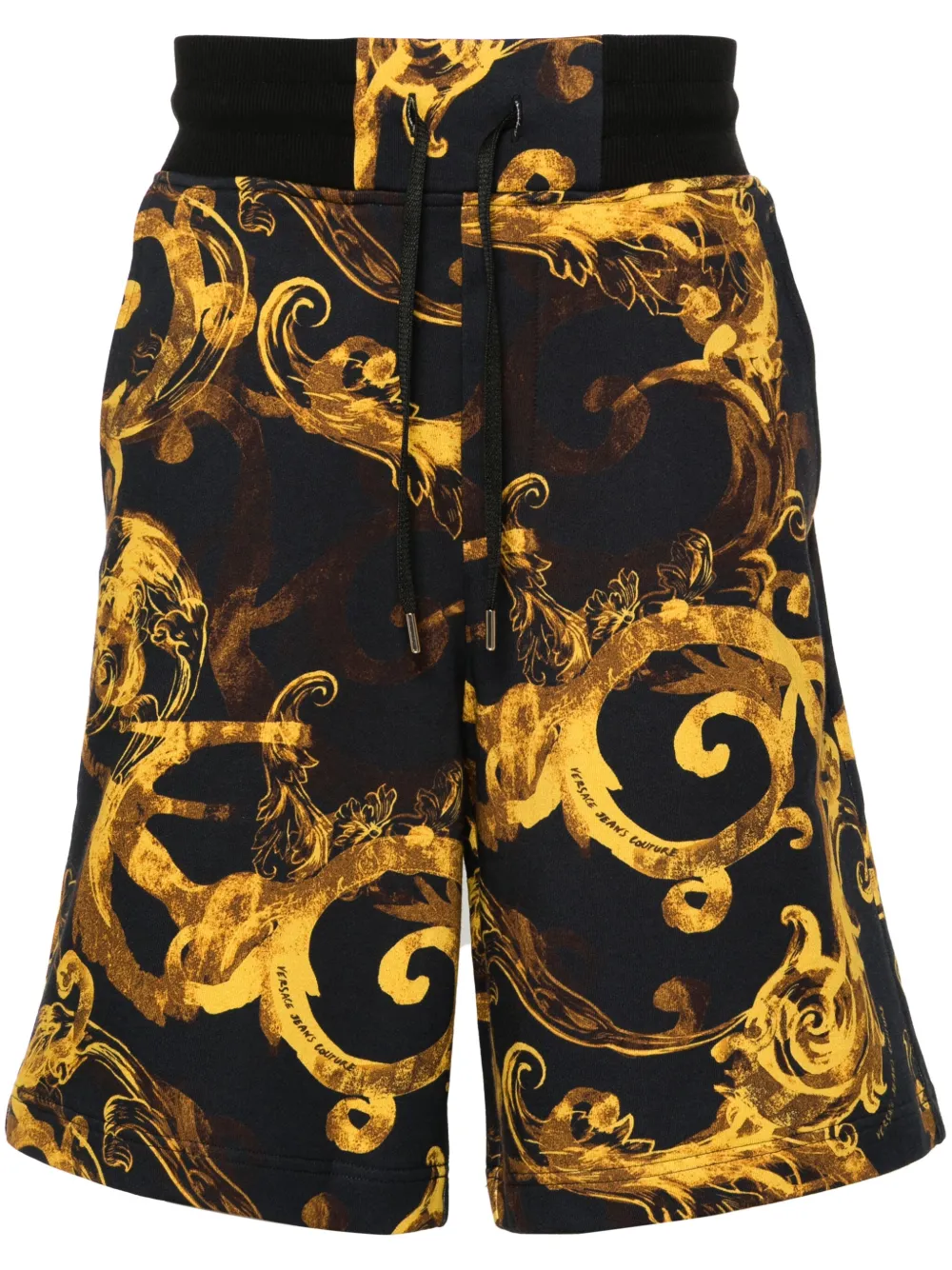 

Спортивные шорты с принтом Versace Jeans Couture, черный