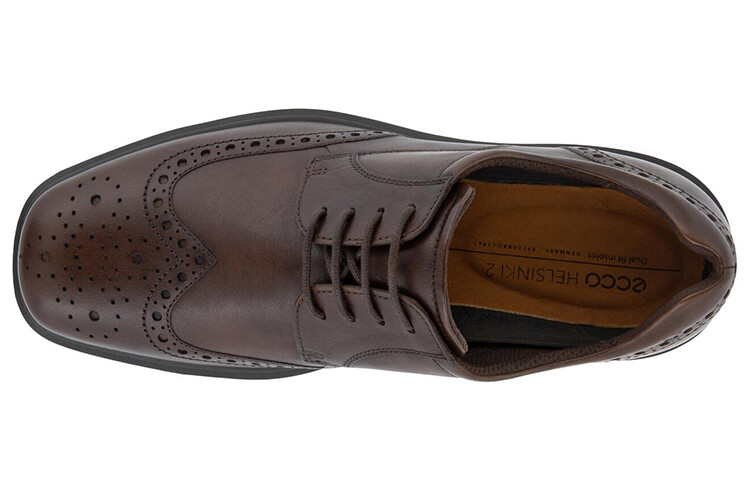 Мужские туфли Ecco Men's Casual Shoes Men Low-Top Brown — фото 3