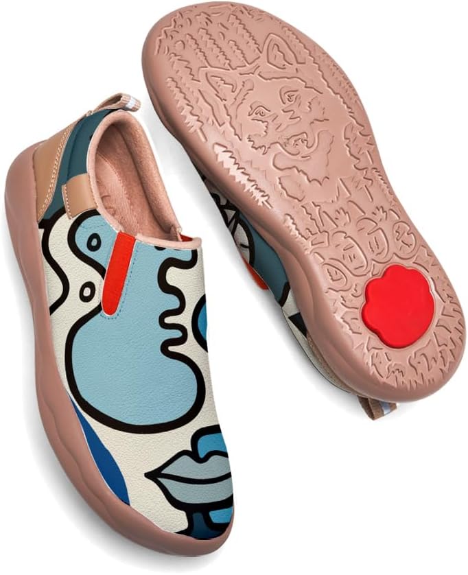 

Мужские слипоны-лоферы Абстрактный арт Росписанные кроссовки Повседневная обувь для отдыха и путешествий Onehorse, Abstract_art 15