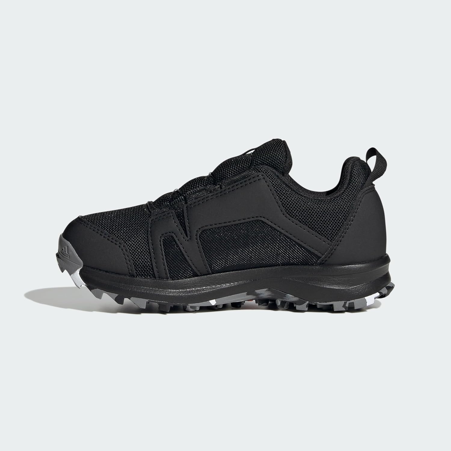 Кроссовки для бега по пересеченной местности adidas Terrex Agravic Boa Rain.rdy для мужчин и женщин, белый/черный/серый — фото 2