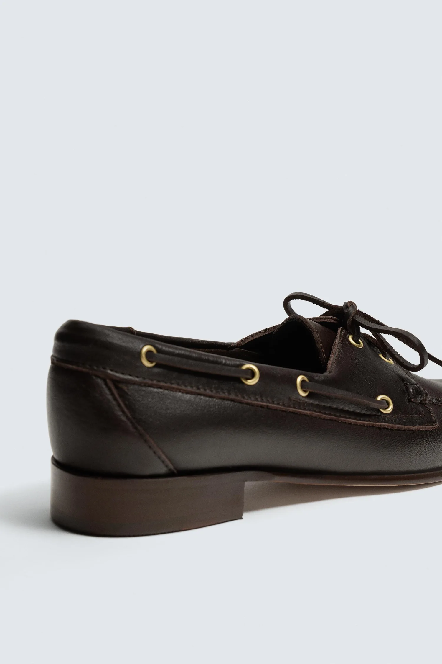 Туфли castellano 1920  x Zara man deck shoes, коричневый — фото 3