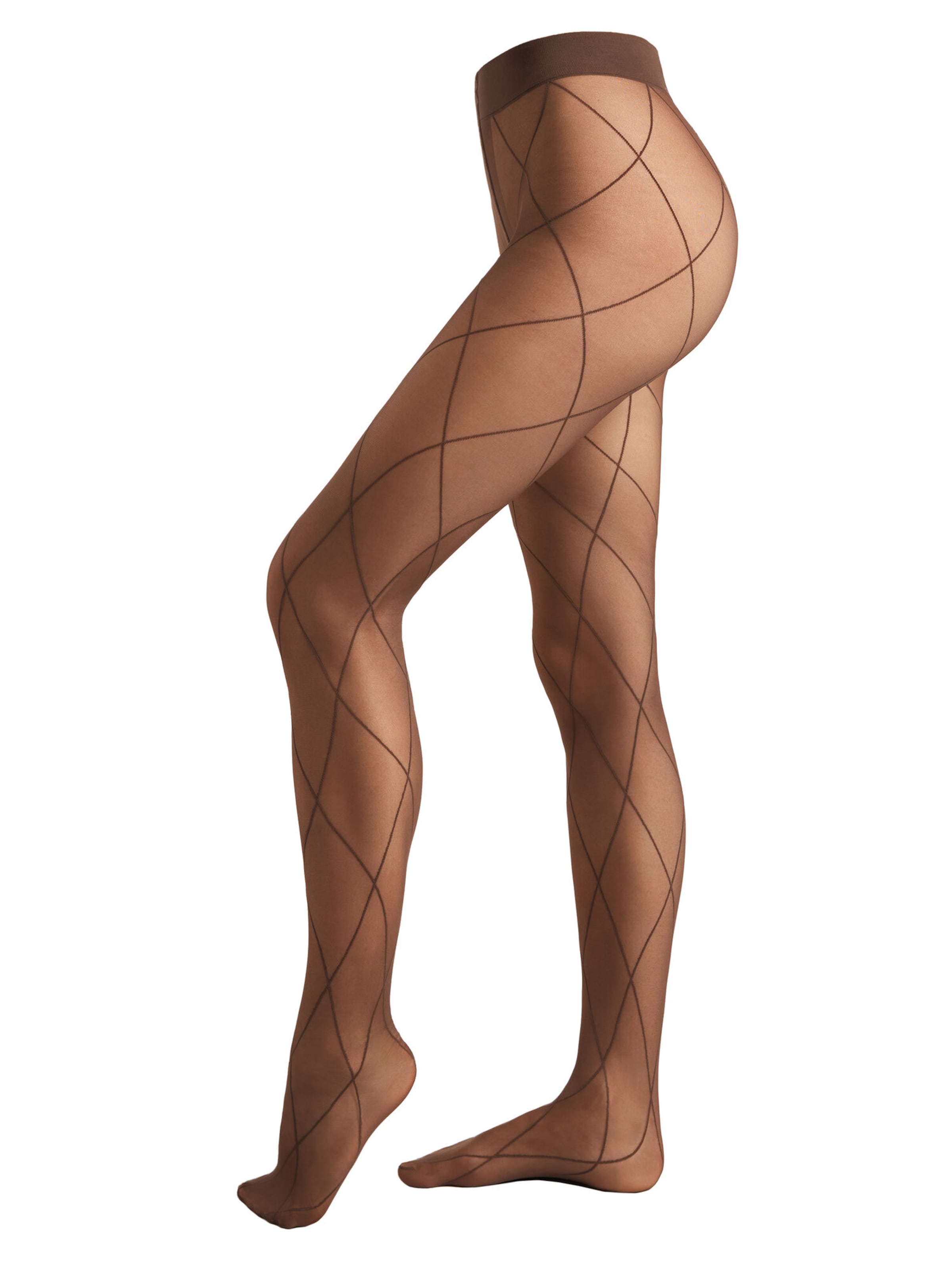 

CALZEDONIA Колготки 'SHEER 30 DENIER DIAMONDS' в цвете Brown