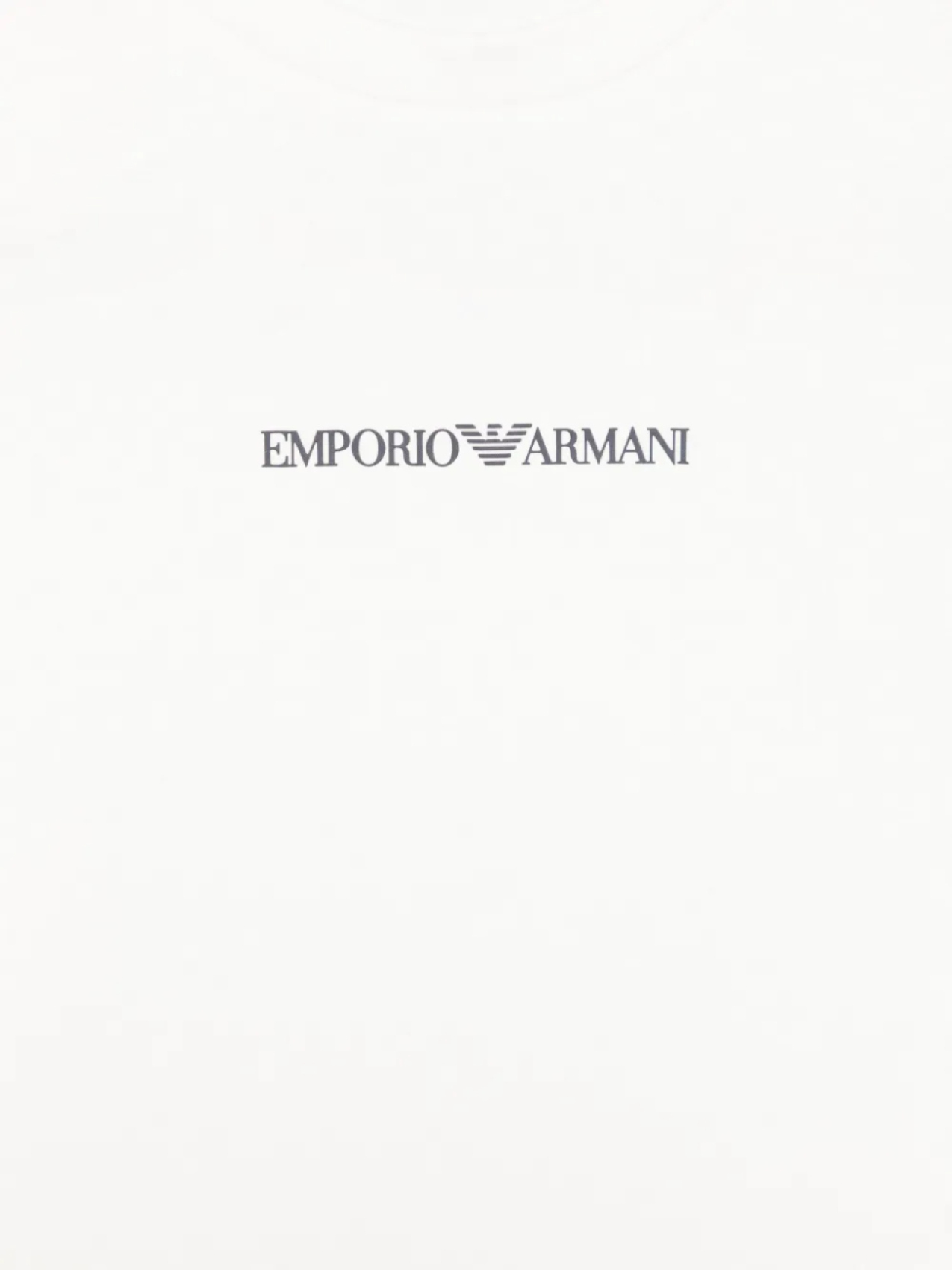 Футболка с логотипом Emporio Armani Kids, белый — фото 3