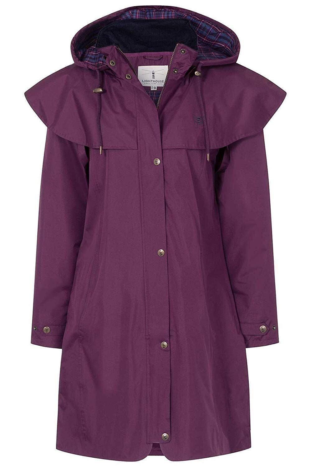 

Водонепроницаемый плащ Outrider длиной 3/4 Lighthouse Clothing, красный