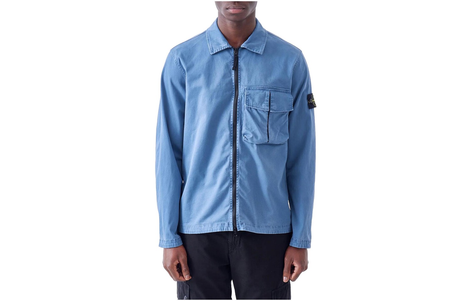 

Куртка мужская берлинская лазурь Stone Island, цвет Prussian Blue