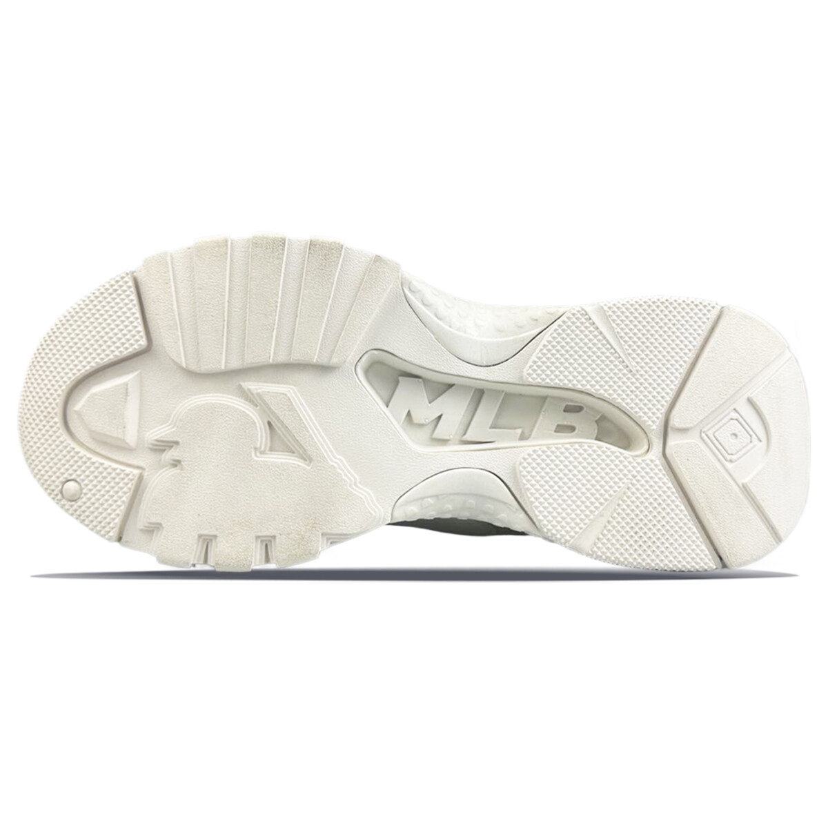 

Кроссовки MLB Big Ball Chunky Chunky Sneakers Unisex Low-top White, коричневый