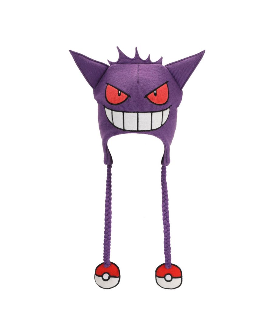 

Мужская фиолетовая вязаная шапка Gengar Laplander Pokemon, Purple