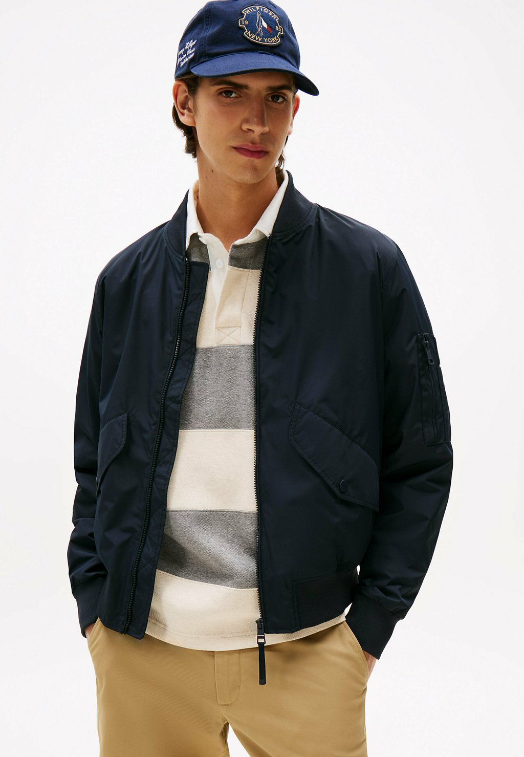 

Куртка-бомбер PACKABLE WATER REPELLENT RELAXED Tommy Hilfiger, синий