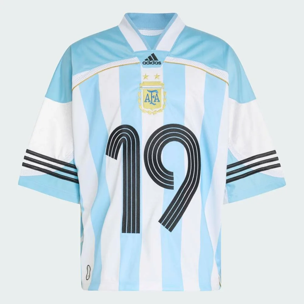 Футболка Bring Back Remix Argentina Adidas, blue — фото 4