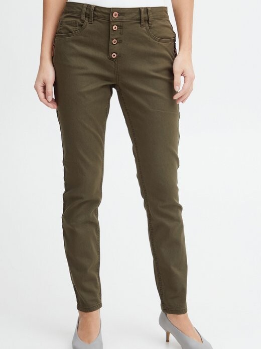 

Чинос пзвиба Pulz Jeans, зеленый