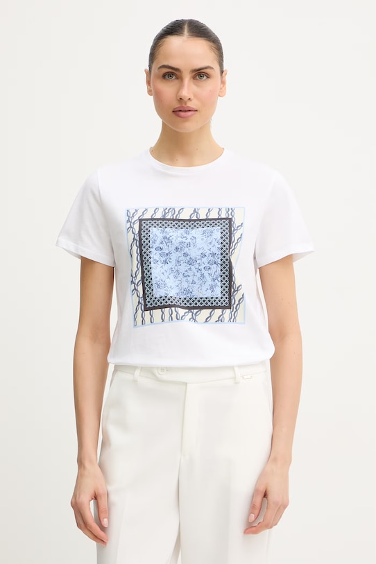 

Хлопковая футболка emme by Marella, белый